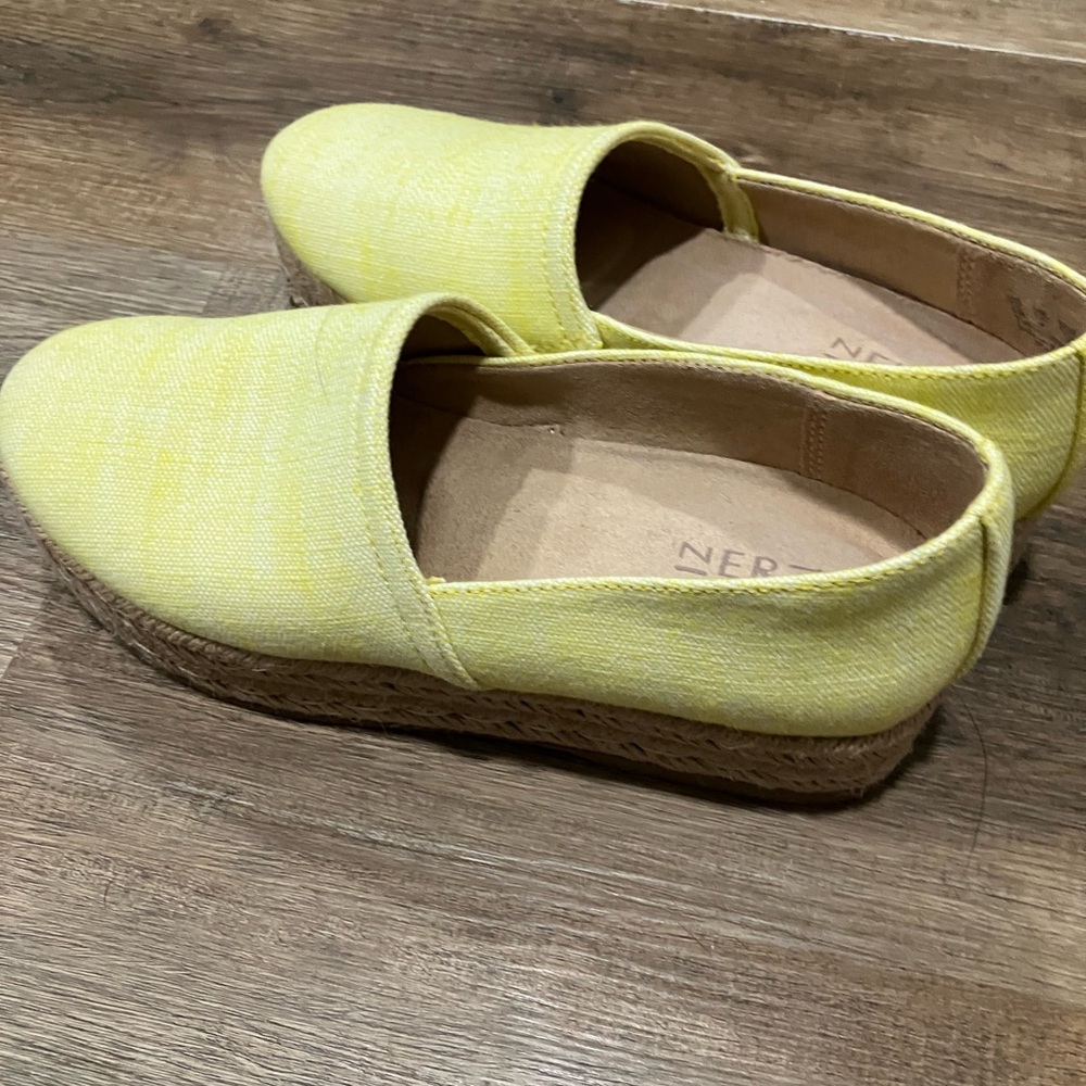 Naturalizer Yellow Espadrille Sandals